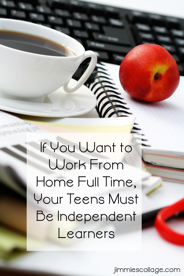 If You Want to Work From Home Full Time, Your Teens Must Be Independent Learners
